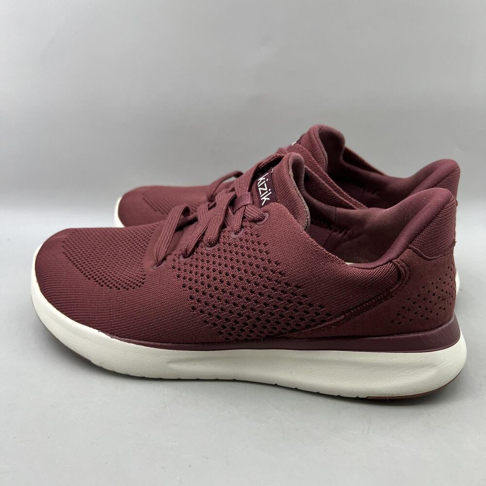 Kizik Lima Shoes Women Size 8.5 4E X-Wide Red Mesh Comfort Athletic Sneakers - Picture 3 of 8